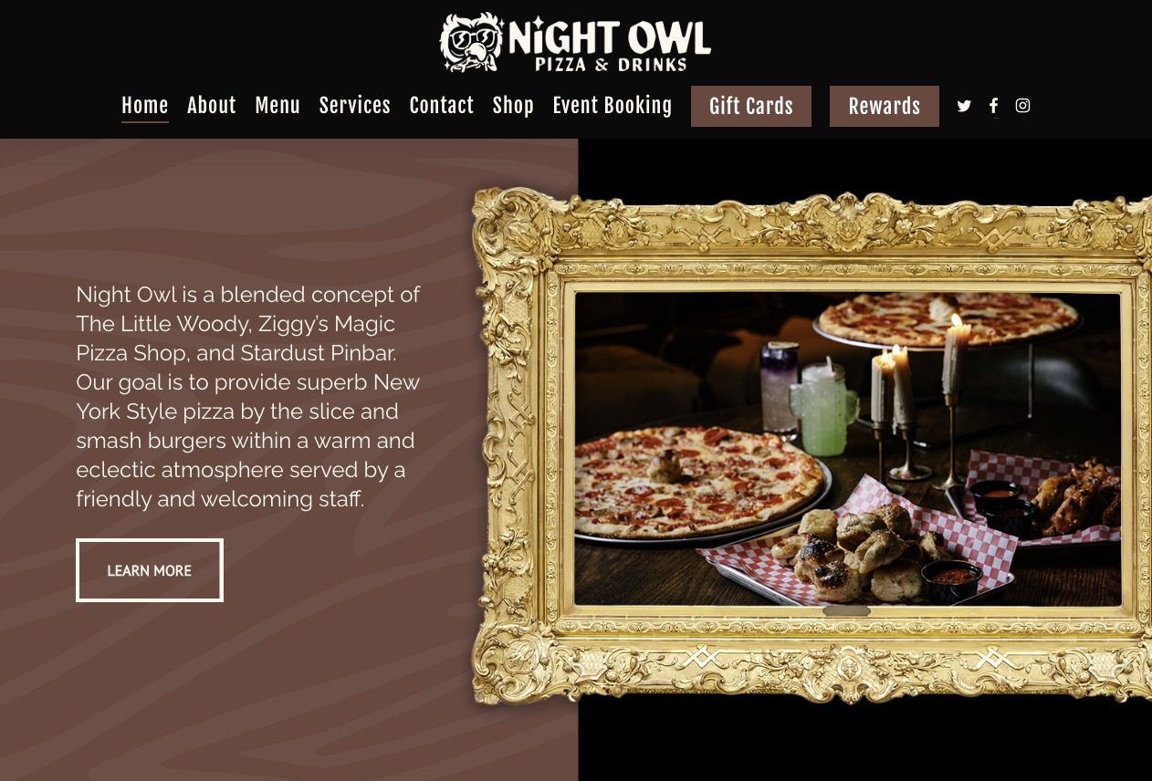 The Night Owl website